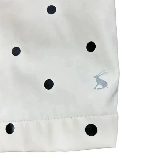 Joules Women's EU size XS White Polka Dot Hooded Raincoat Casual Spring - Picture 11 of 12